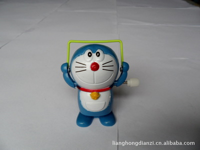 低價(jià)處理 寶寶益智玩具發(fā)條玩具 會跳繩叮當(dāng)貓玩具